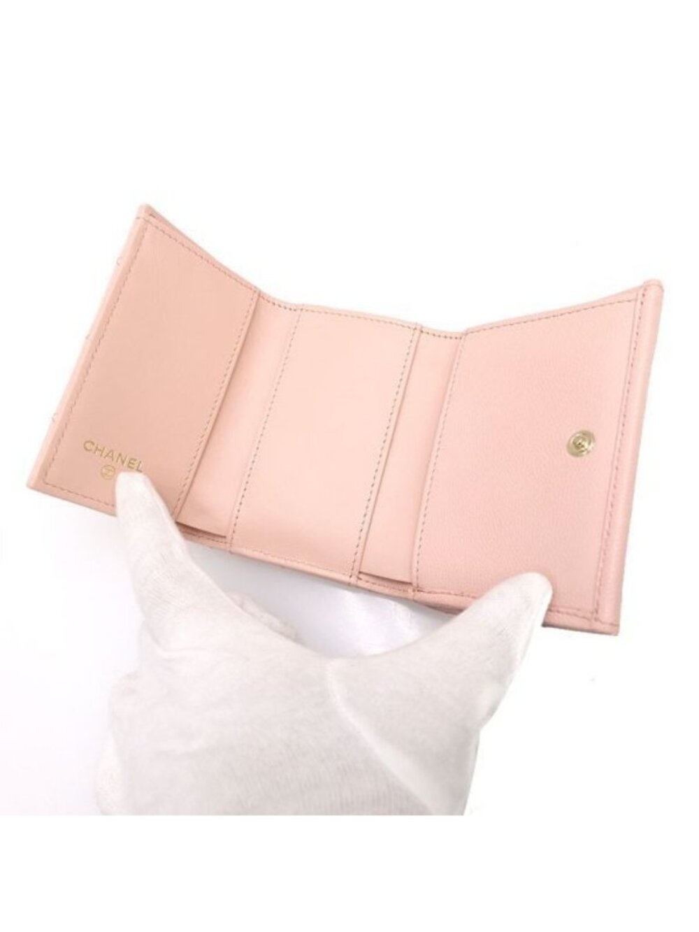 Chanel Compact Wallet Pink - Picture 4 of 9